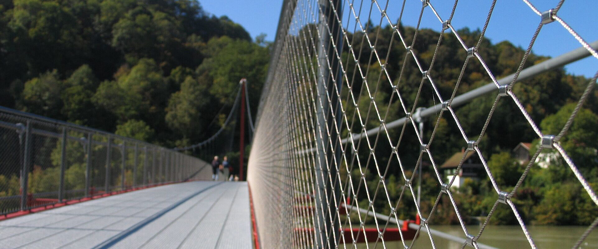 Architectural rope mesh netting