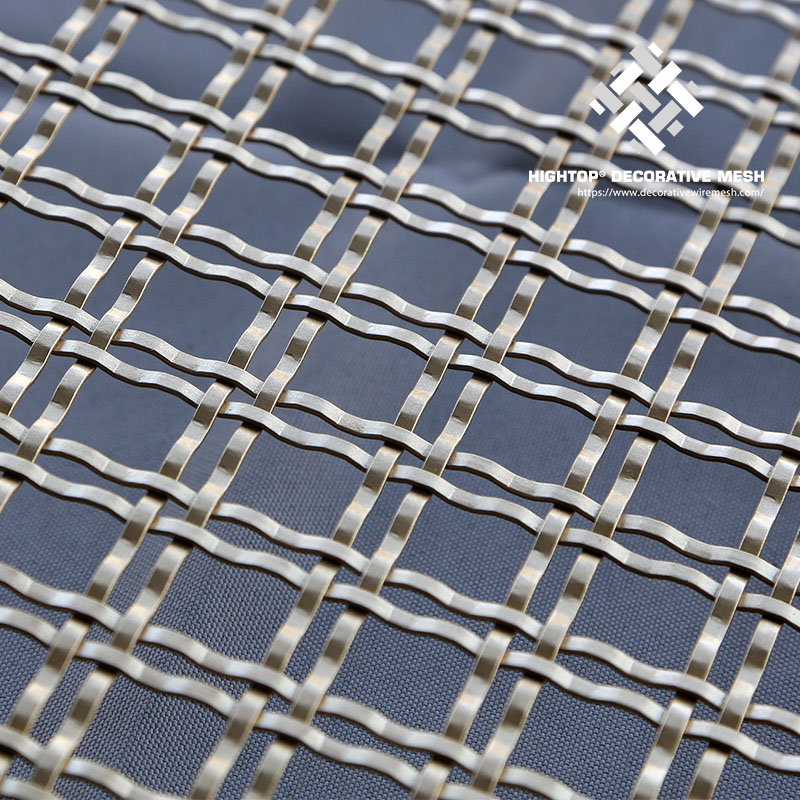 double crimped wire mesh infill panel