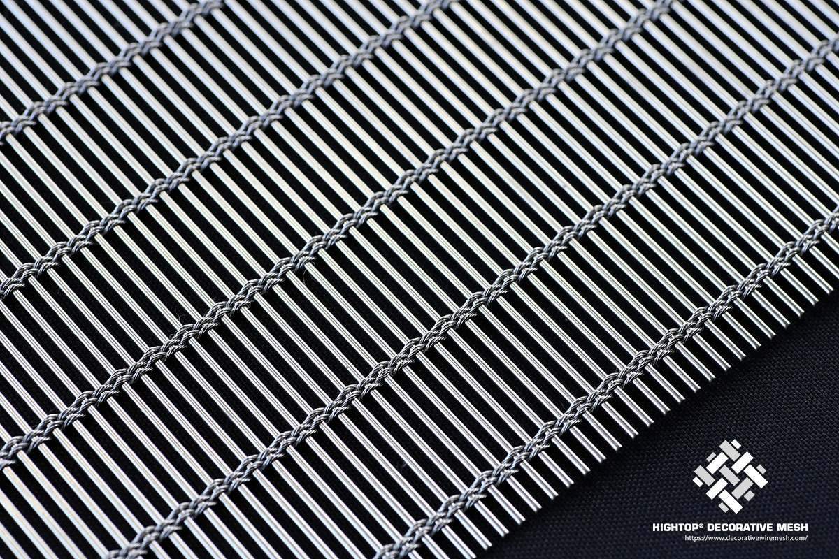 flexible wire mesh infill panels for railing system