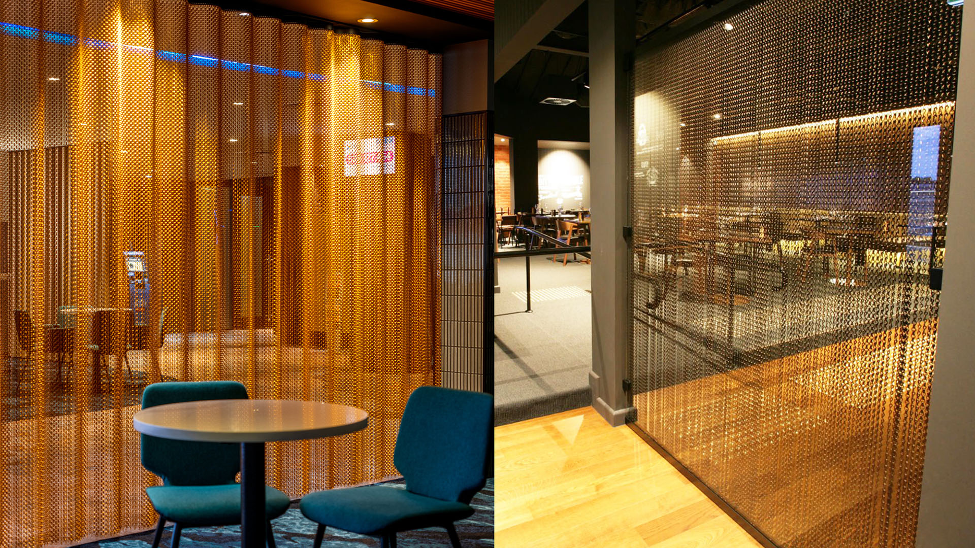 Woven Metal Curtain for Architectural Interior & Exterior