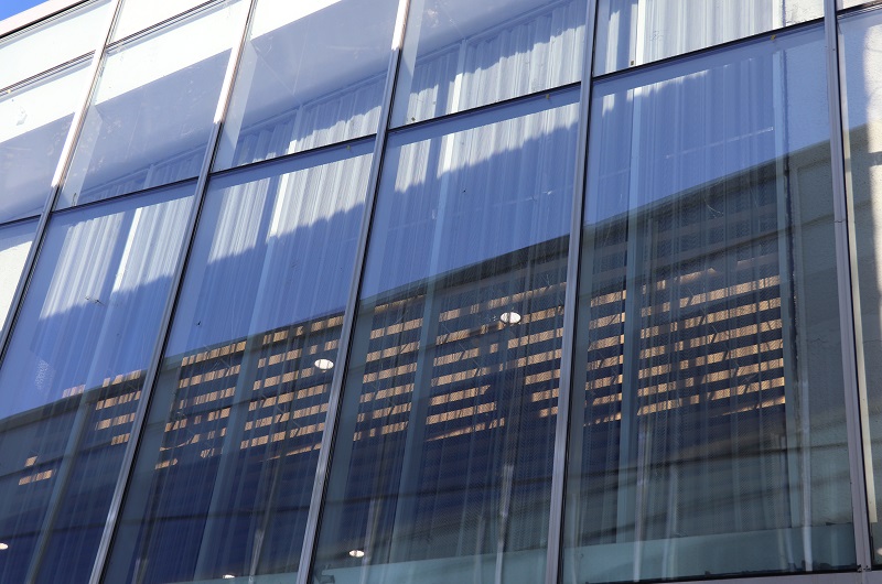metal mesh screen in construction