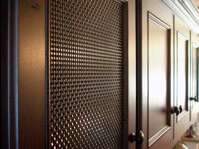 decorative wire mesh for cabinet doors