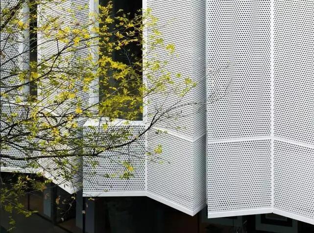 perforated metal facade