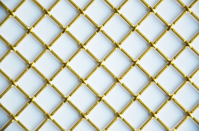 AR45: Decorative Brass Wire Mesh Grill